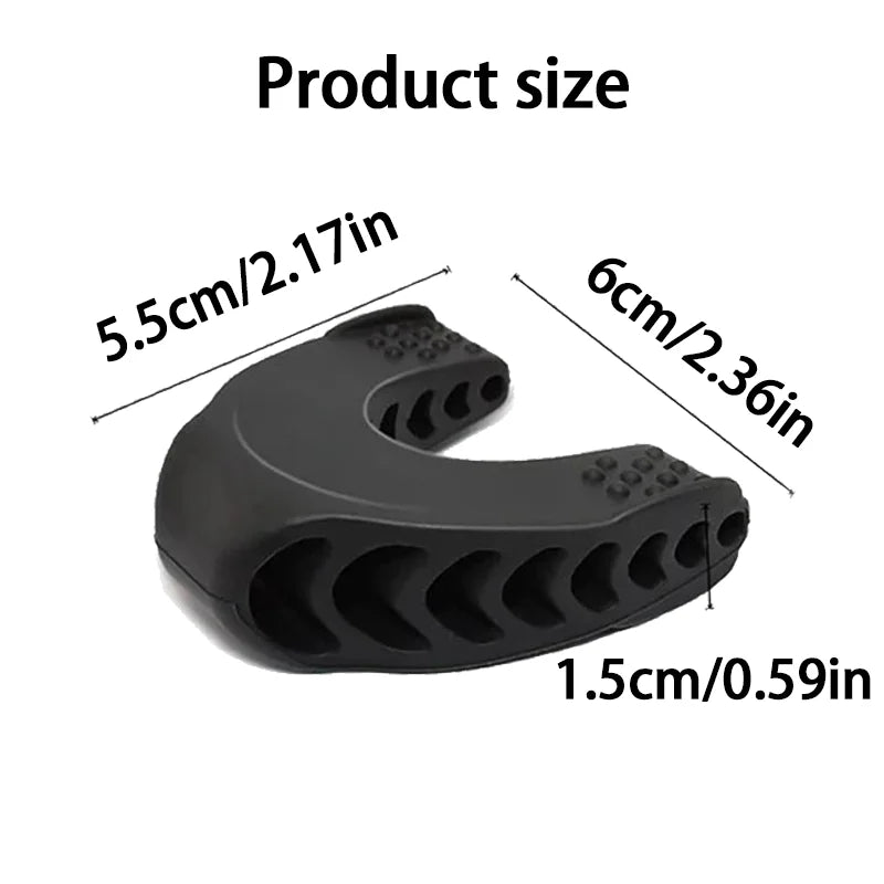 U Shape Jaw Exerciser New Facial Pop N Go Mouth Jawline Face Fitness Muscle Chew Ball Bite Breaker Training Equipment