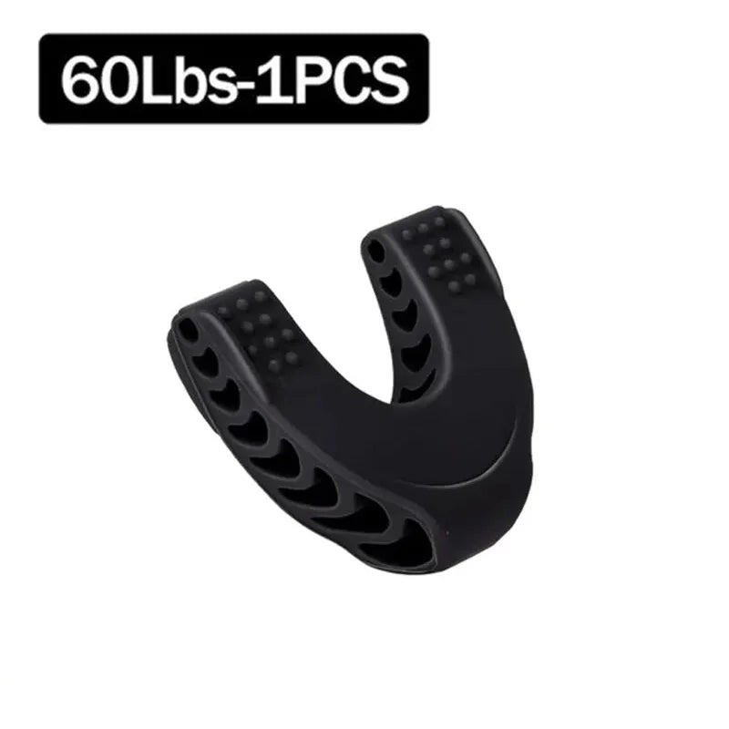 U Shape Jaw Exerciser New Facial Pop N Go Mouth Jawline Face Fitness Muscle Chew Ball Bite Breaker Training Equipment