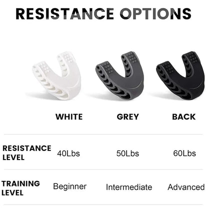 U Shape Jaw Exerciser New Facial Pop N Go Mouth Jawline Face Fitness Muscle Chew Ball Bite Breaker Training Equipment