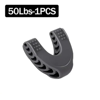 U Shape Jaw Exerciser New Facial Pop N Go Mouth Jawline Face Fitness Muscle Chew Ball Bite Breaker Training Equipment